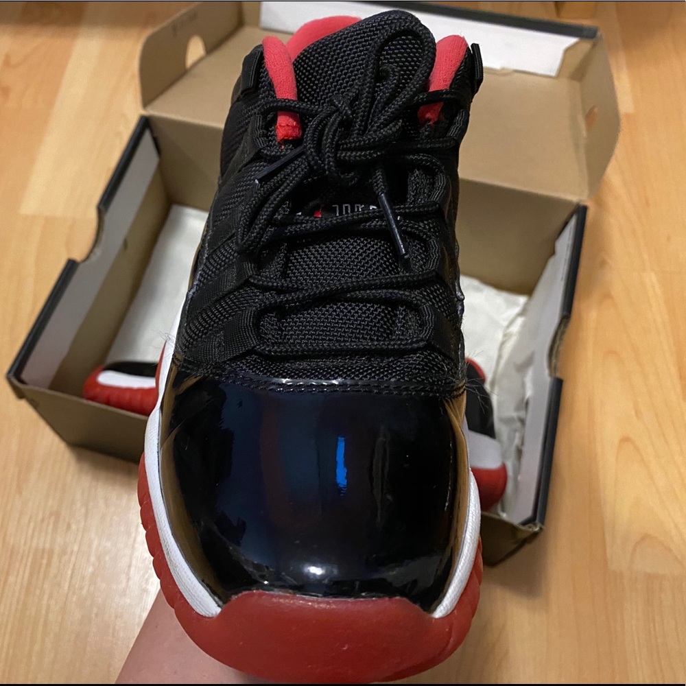Air Jordan 11 Retro Low BG (Bred 11s) - Picture 3 of 5